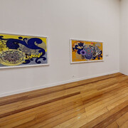 Beatriz Milhazes : estampes de la collection de la Pinacothèque de São Paulo, vue de l'exposition. Avec l'aimable autorisation de la Pinacoteca