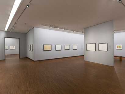 Maria Lassnig, Exhibition view. Courtesy of Albertina
