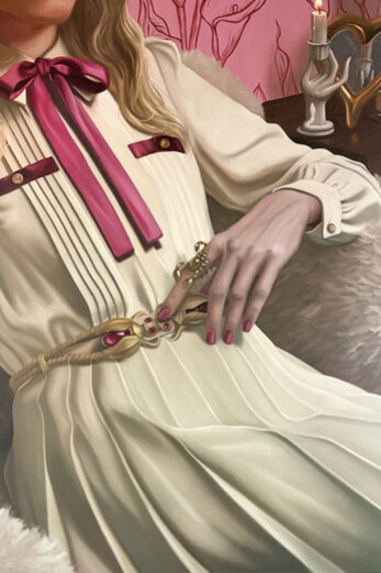 Kelli Vance, Everything she touches (detail), 2026. Courtesy of Cris Worley Fine Arts