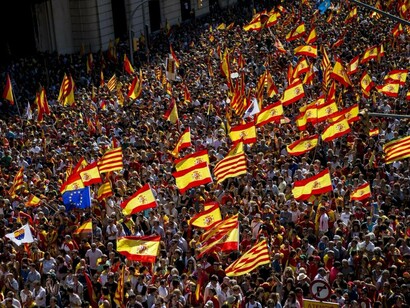 Una manifestazione contro il terrorismo in Germania