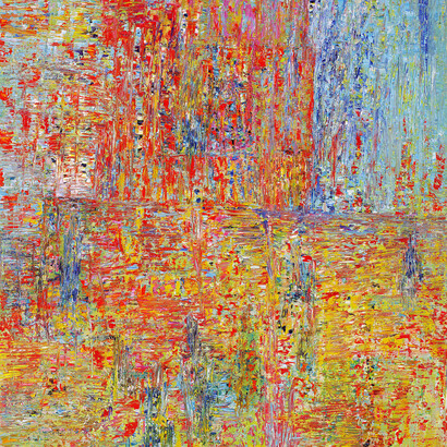 Reza Derakshani, Garden Party at the Red Castle, 2015, 198 x 178 cm, courtesy of the artist and Sophia Contemporary Gallery