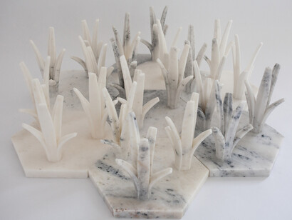 Ai Weiwei, Cao, 2014, marble, dimensions variable, unique. Photo by Hope Lundblad.
Courtesy the artist and Haines Gallery,
San Francisco