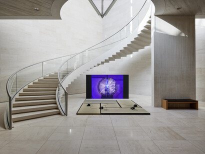 Ho Tzu Nyen, Time and the tiger, vue de l'exposition. Avec la courtoisie du Mudam