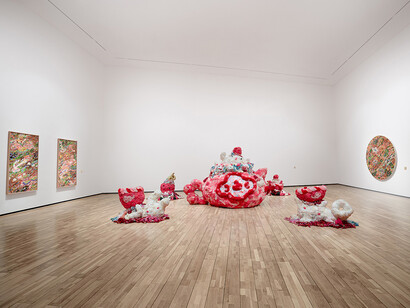 Ayako Rokkaku, Close to your treasure, exhibition view. Courtesy of Long Museum