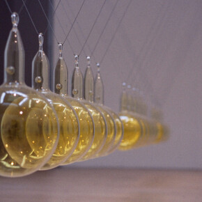 Hamad Butt, Familiars 3: Cradle, 1992, installation at Tate Gallery, London, 1990. Courtesy of Whitechapel Gallery. Tate Image © Jamal Butt. Photo by Tim Martin