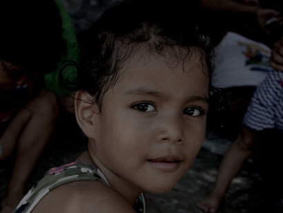 El rostro del niño migrante