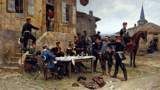Alphonse de Neuville, El espía, 1880