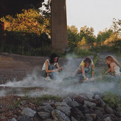 Justine Kurland, American, b. 1969, Smoke Bombs, *Runaway Girls*, 2000, Color chromogenic print
76.2 x 101.6 cm (30 x 40 inches) Mary B. Jackson Fund 2012.40