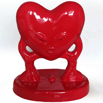 Lovelino, Collettivo Plumcake, scultura 32x27x28, 1996
