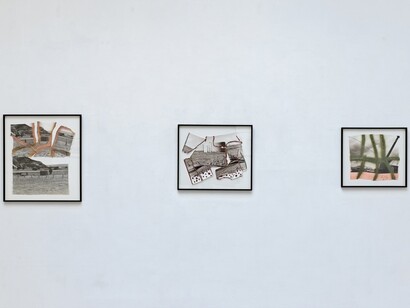 Vue de l'exposition Thomas Barrow "Works : 1966–1986"