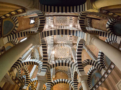 Le volte del salone interno