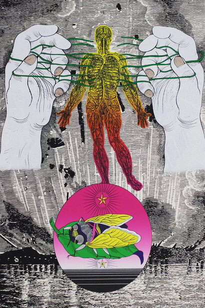 Keiichi Tanaami, Gikei-zukan (G), 1980. Courtesy of The Institute of Contemporary Art