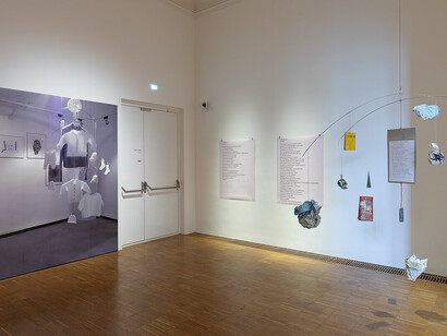 Johanes Zechner and Pedro Serrano, Camuflajes, exhibition view. Courtesy of Neue Galerie Graz