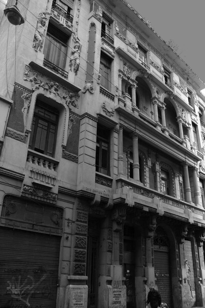 Societá Unione Operai Italiani, located at Sarmiento 1374, Buenos Aires, Argentina remodeled by Virginio Colombo in 1913. The building is currently unused and in serious disrepair