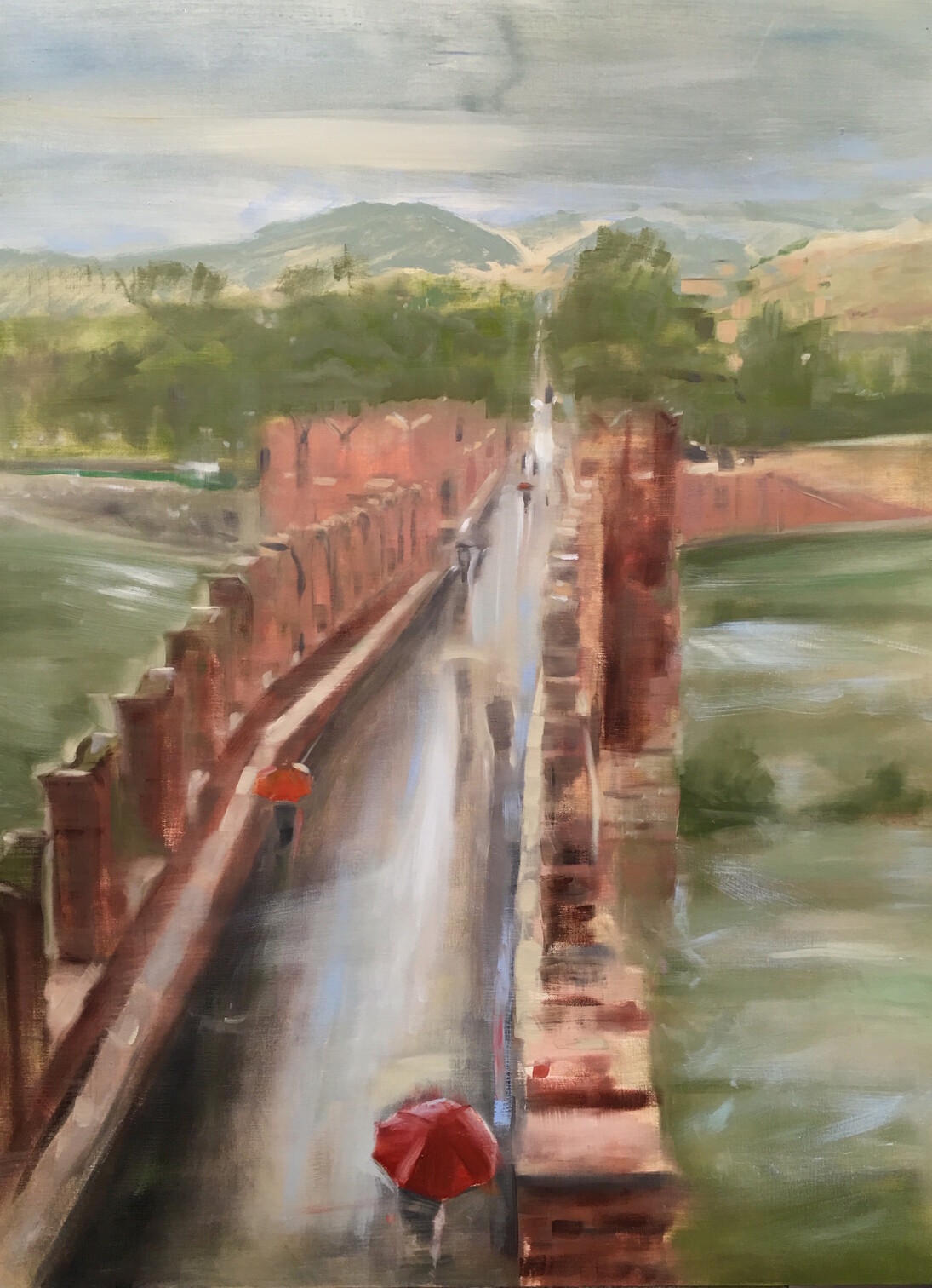 Gregg Chadwick
Ponte di Castelvecchio (Verona)
48"x36" oil on linen 2016
