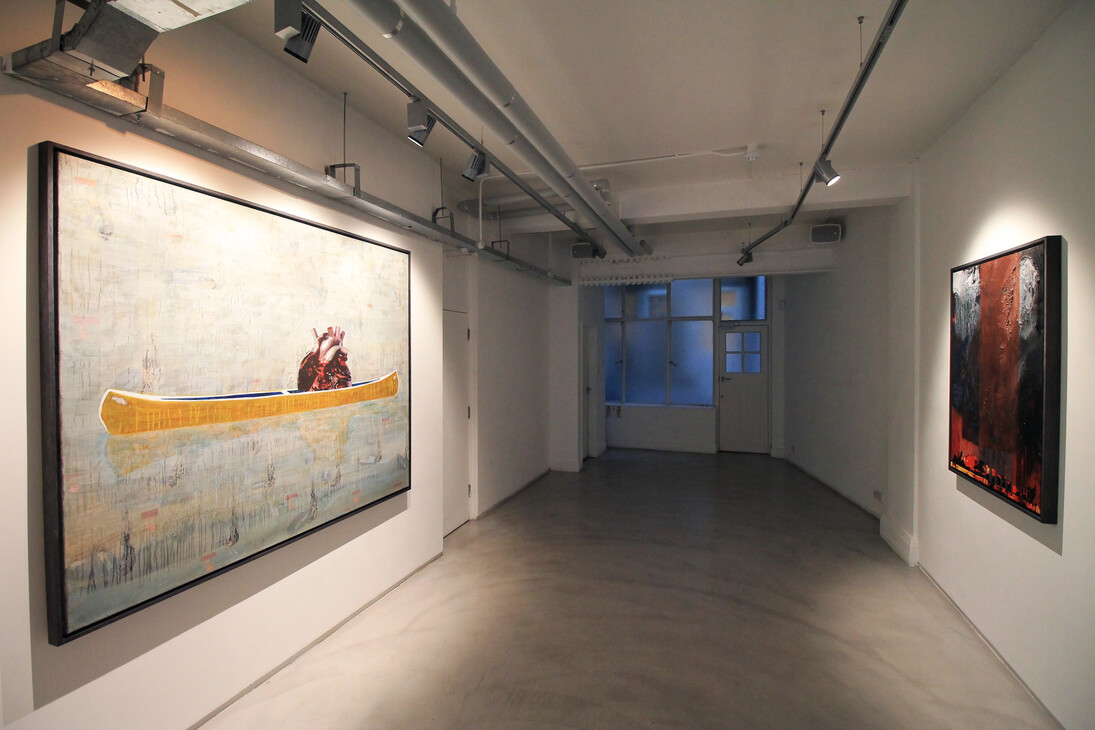 Excuse Me Peter Doig: This is "Canoe-Sea", 2015 and RIP Jesus, again, 2015