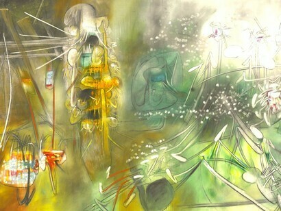 Roberto Matta, Let Any Flowers Bloom (1955)
