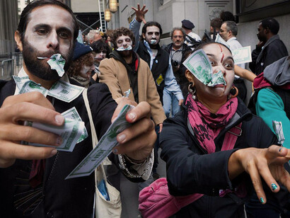 Marcha zombi en Nueva York, EE. UU.
