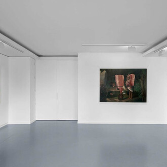 Roby Dwi Antono, Tilik belik. Visiting the ailing spring, exhibition view. Courtesy of Almine Rech Gallery