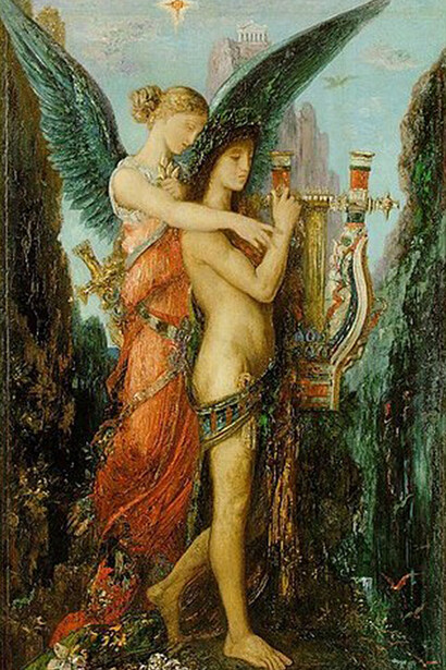 Gustave Moreau, Hésiode et la Muse