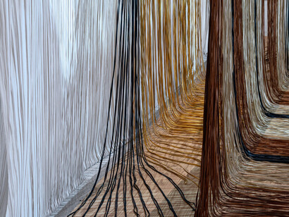 Rosy Simas, Agajëgwah dësa’nigöëwënye’ (i hope it will stir your mind), exhibition view. Courtesy of Walker Art Center