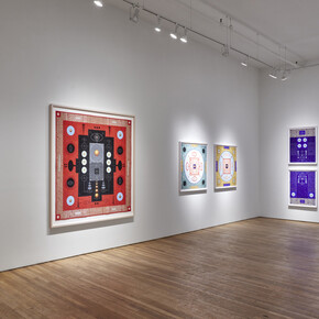 Karla Knight, Orbit, exhibition view. Courtesy of Andrew Edlin Gallery