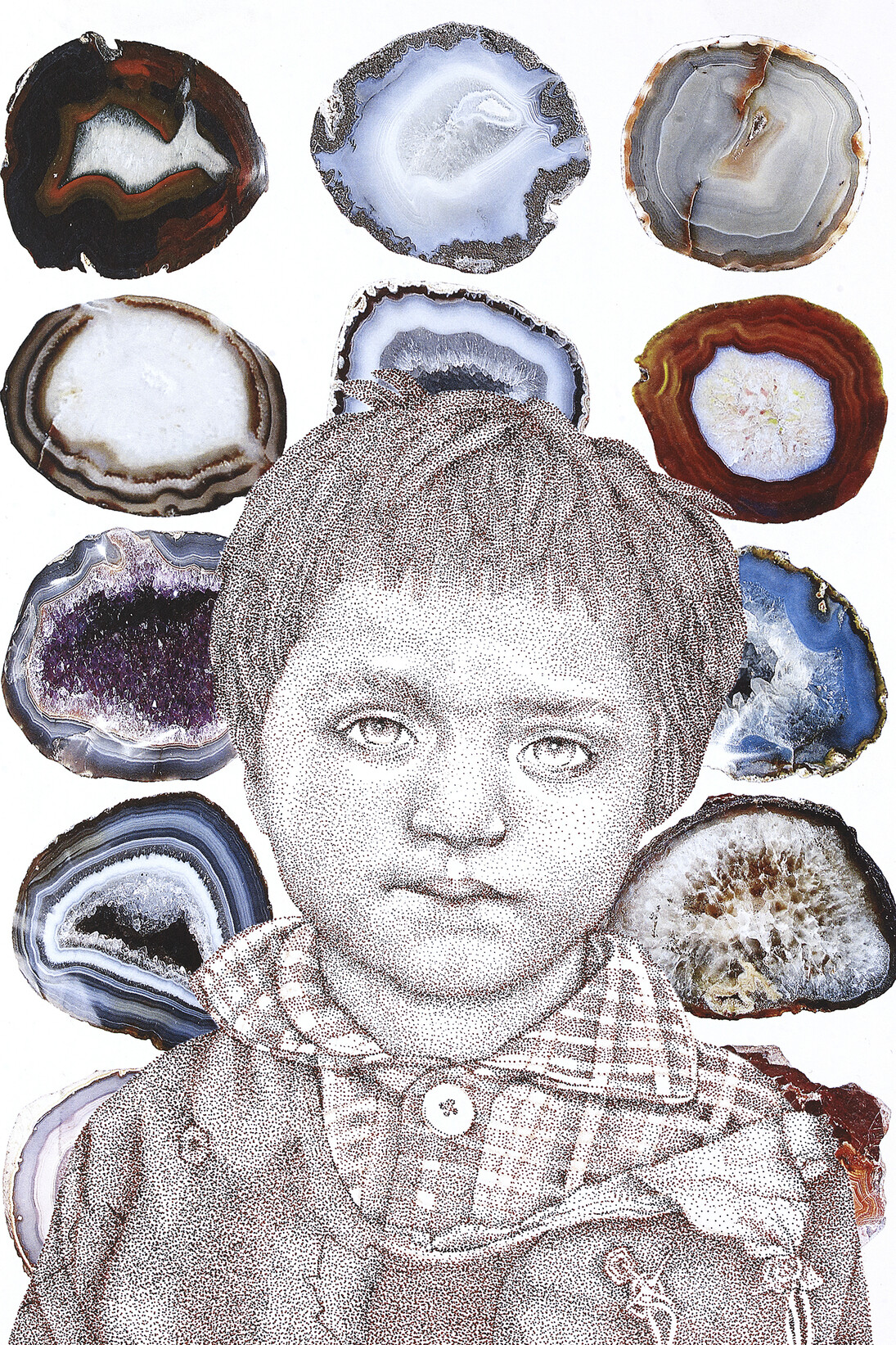 Faiza Butt, Erosion 1: Every Child Is a God, 2014, Ink-jet print and ink drawing on archival cotton paper
29.7 x 21 cm (11 ¾ x 8 ¼ in)