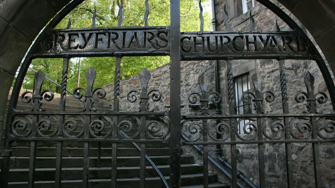 Entrada al cementerio de Greyfriars
