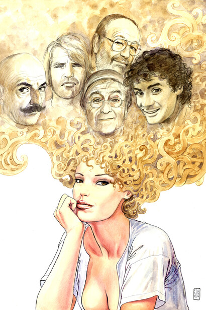 Milo Manara, Palazzo Pallavicini, Bologna -
Credits Milo Manara