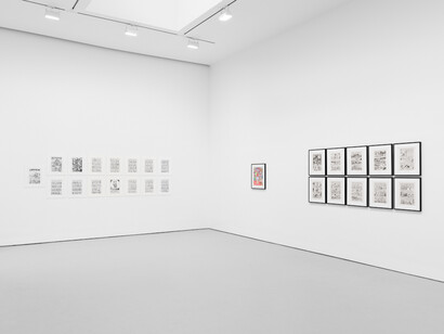 Aline Kominsky-Crumb & R. Crumb, Exhibition view. Courtesy of David Zwirner