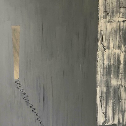 Now and Again, 1996
Basil Beattie
Signed and dated
Oil on canvas
84 x 78 inches