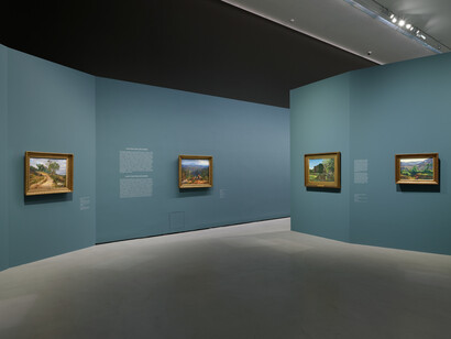 Ferdinand Georg Waldmüller, True to nature, exhibition view. Courtesy of Lower Belvedere