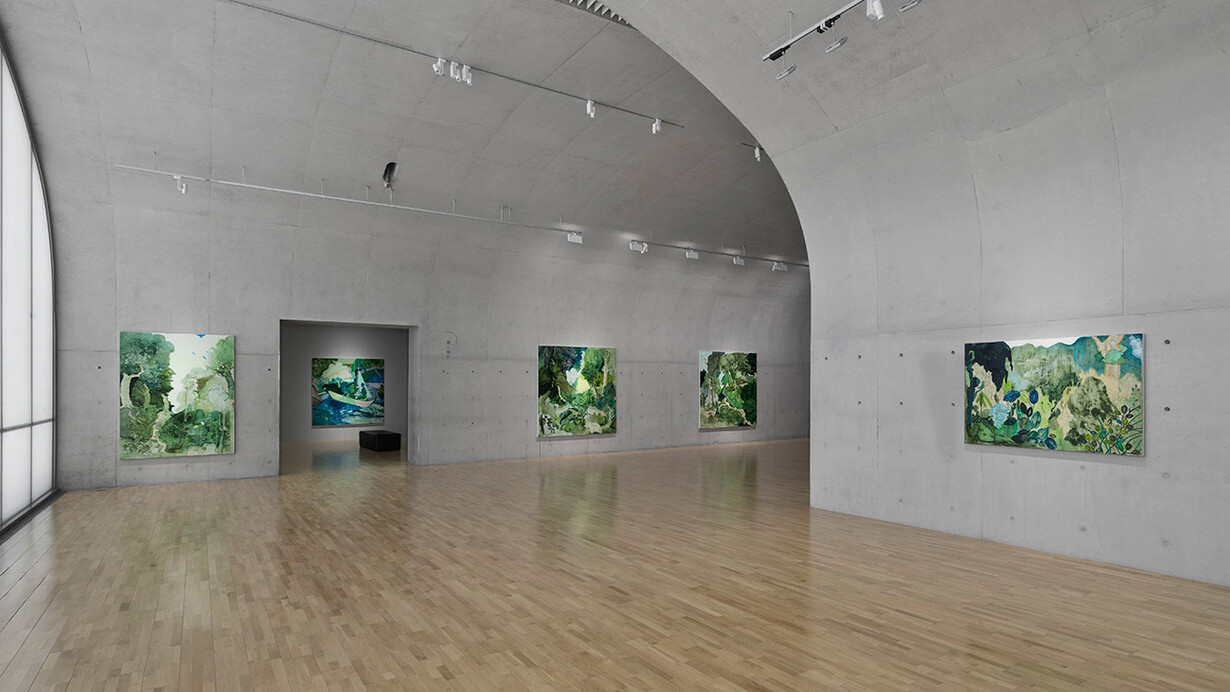 Along the riverbank, exhibition view. Courtesy of Long Museum