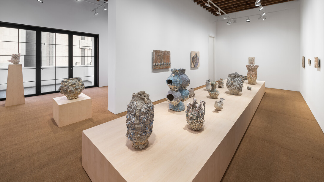 Masaomi Yasunaga, Treading the Earth, exhibition view. Courtesy of Lisson Gallery