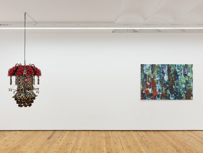 Varios artistas, Feral agency, vista de exhibición. Cortesía de Prats Nogueras Blanchard