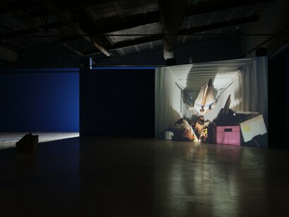 Ngahuia Harrison, The net, exhibition view. Courtesy of Whangārei Art Museum