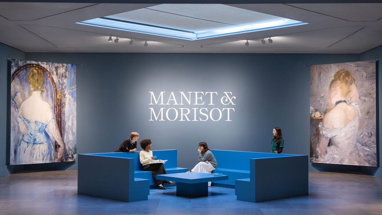 Manet and Morisot, exhibition view. Courtesy of De Young Museum