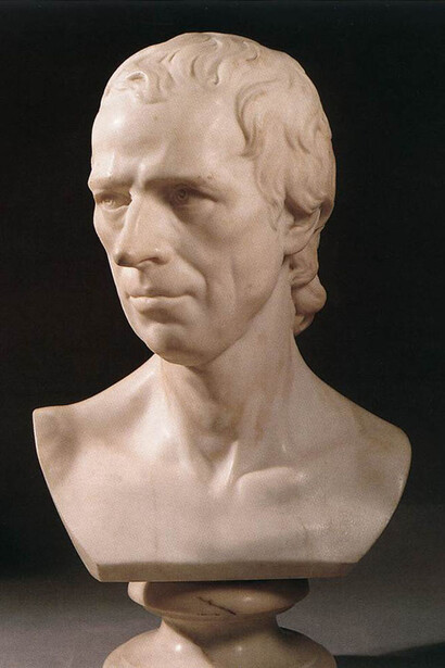 Laurence Sterne marbre 1776. National Portrait Gallery (Londres, Royaume-Uni)