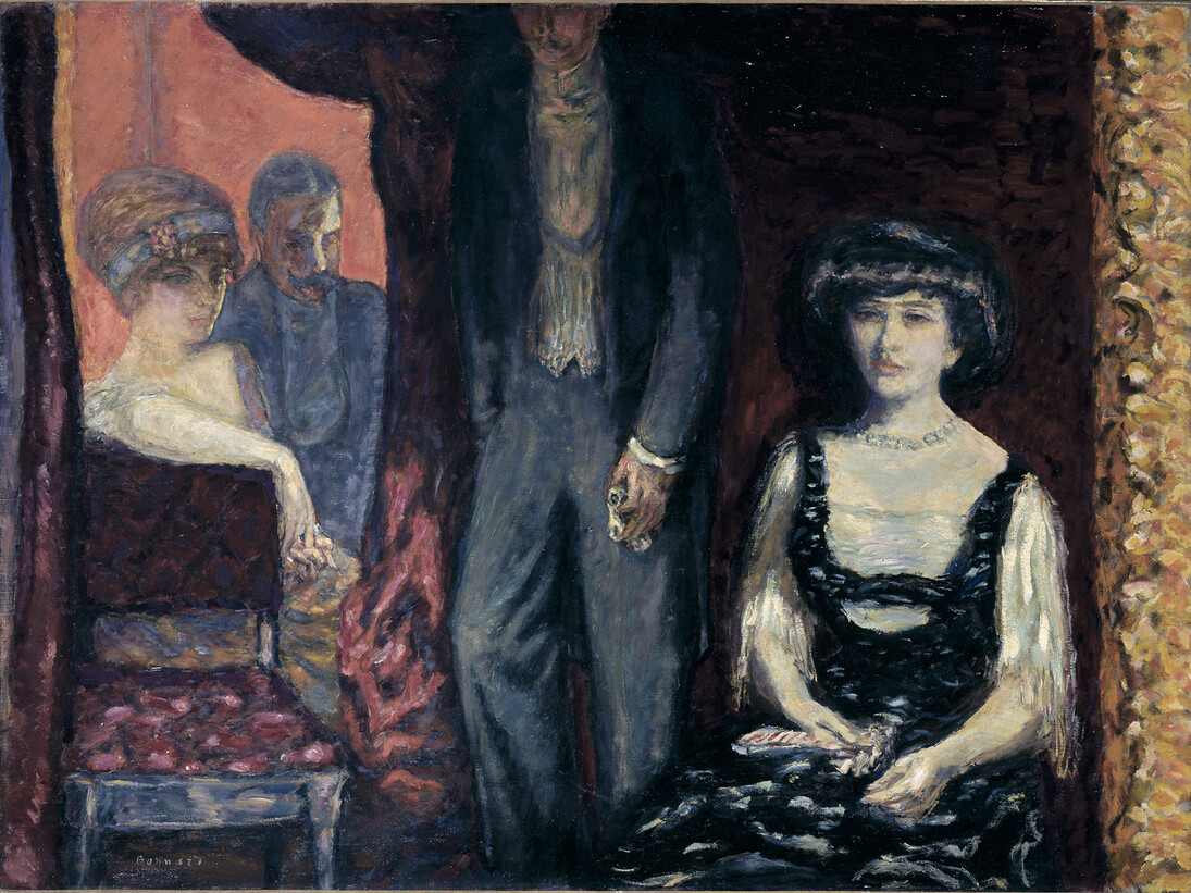 Pierre Bonnard (1867-1947), La Loge, 1908, Huile sur toile, 90 × 120, 6 cm, Paris, musée d’Orsay, RF 1989-32 © Musée d’Orsay, dist. RMN-Grand Palais / Patrice Schmidt © ADAGP, Paris 2015