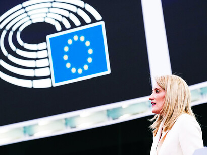 Roberta Metsola, Presidente del Parlamento europeo, (2022)
