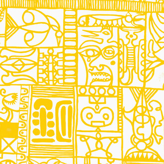 John Pule, Sun, 2012. Courtesy of Venus Over Manhattan Gallery