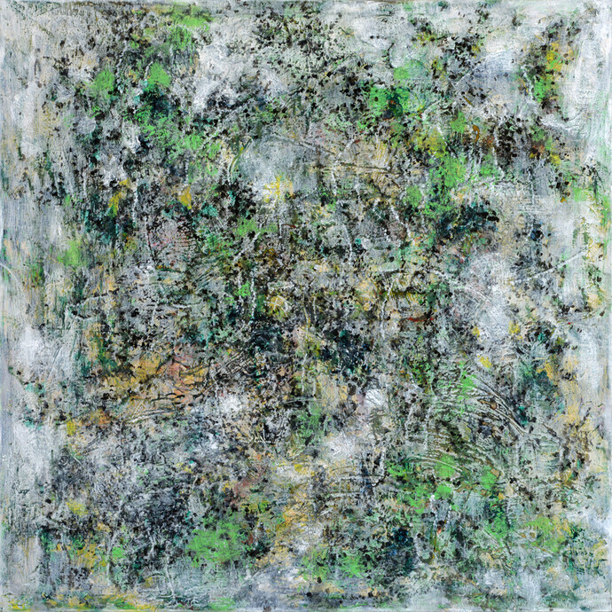 Lin Mo, Decarnation, Xinyi, 115x115cm