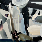 Raychael Stine, Falls (detail), 2025. Courtesy of Cris Worley Fine Arts 