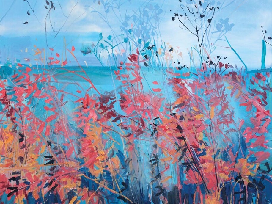 Lisa Ballard, Red Leaves and Sea