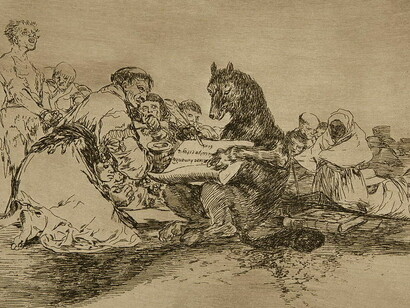 «Os desastres da guerra», nº 74: 'Isto é o pior!', Francisco de Goya