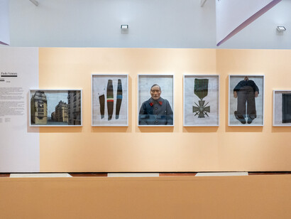 Various artists, Scrittura obliqua – Photography and poetry, exhibition view. Courtesy of Museo di Fotografia Contemporanea