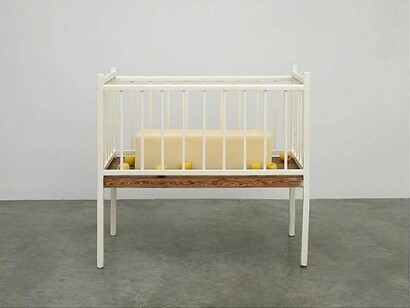 Robert Gober, Untitled, 1993-2013, Wood, paint, beeswax, 50 1/2 x 53 1/4 x 28 inches; 128 x 135 x 71 cm