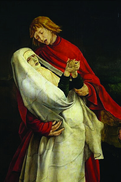 "Crocifissione", di Mathis Grünewald, (particoli). Ph. Jean‐Marie Savarit