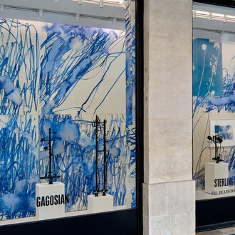 Sterling Ruby, Till death do us part, vue de l'exposition. Avec l'aimable autorisation de la Galerie Gagosian