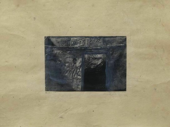 Heidi Bucher (1926-1993), Untitled, undated, Photo-print with mother-of-pearl, 54 x 39 cm